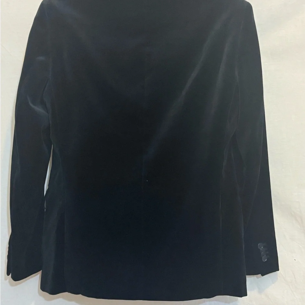 B-272 Men’s Banana Republic Black‎ Lined Blazer Suit Jacket Size 42R